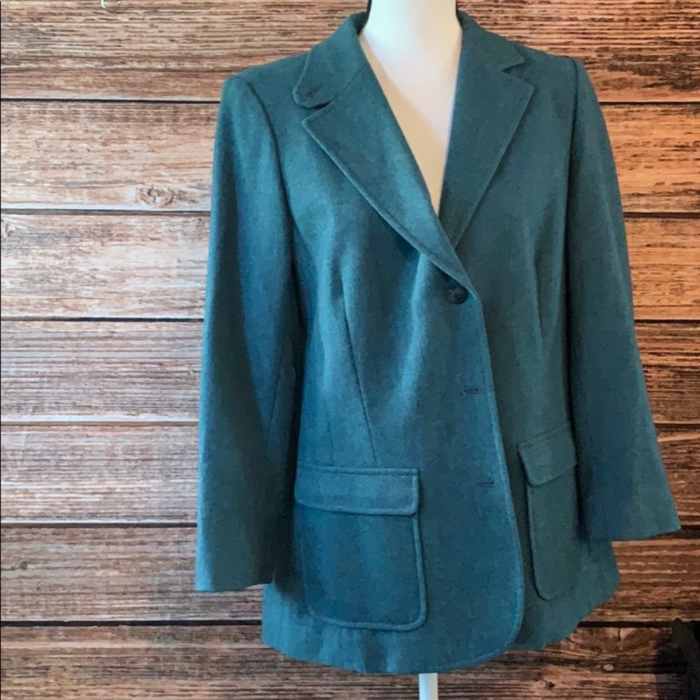 Pendleton Wool Teal Blazer - image 1